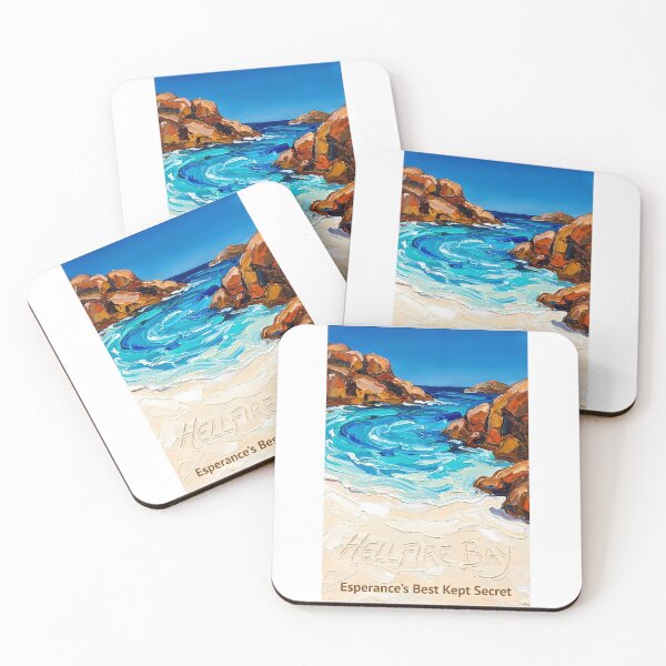 Item preview, Hellfire Bay Esperance - Impasto Style Blue Seascape Art designed and sold by Digital Dreams Arts.