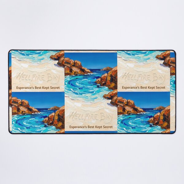 Item preview, Hellfire Bay Esperance - Impasto Style Blue Seascape Art designed and sold by Digital Dreams Arts.
