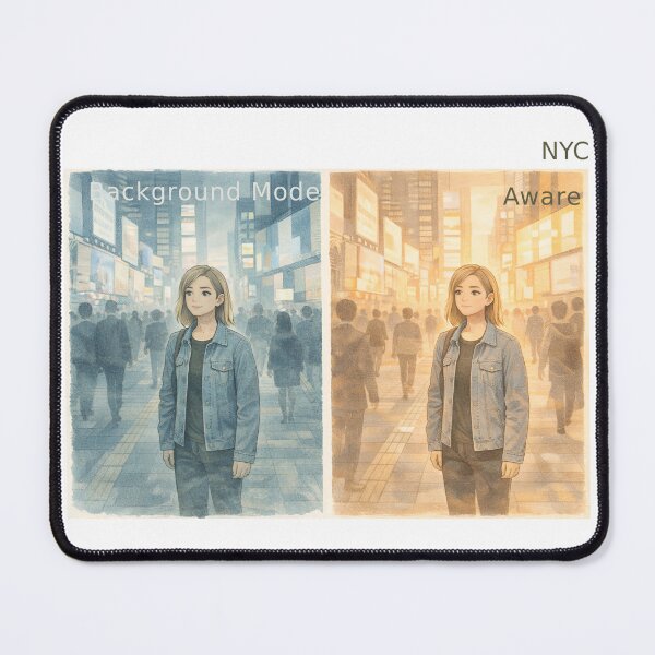 Item preview, Times Square — Background Mode, Aware designed and sold by WorkXPlay.