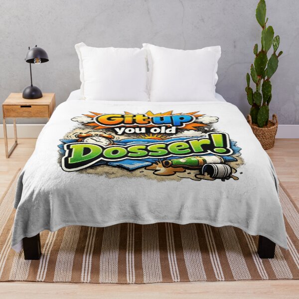 Item preview, Git Up You Old Dosser – Funny British Insult Cartoon Humour Quote Design designed and sold by GarnerSupplyCo.
