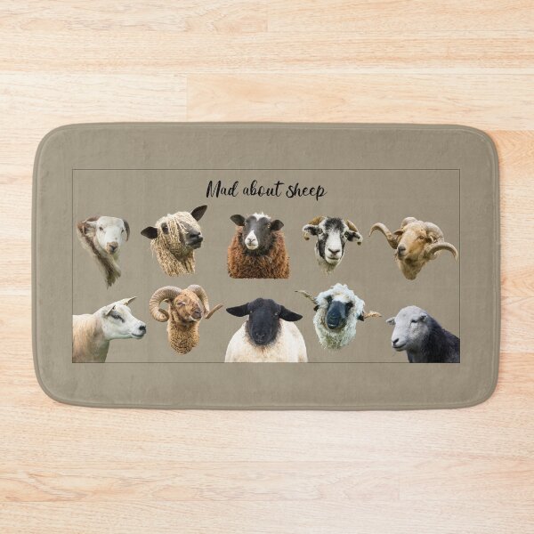 Item preview, Mad About Sheep Placement Print II designed and sold by Jane Stanley Photography.
