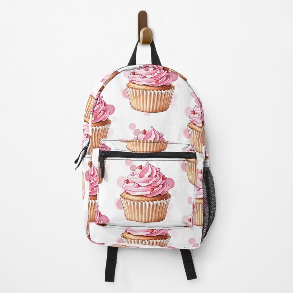 Item preview, Cupcake with Heart Sprinkles – Cute Dessert Illustration designed and sold by iamKRUK.