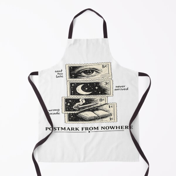 Item preview, Postmark From Nowhere Vintage Stamp Collage | Snail Mail Aesthetic designed and sold by POD DYNASTY | Original Print On Demand T-Shirt Graphics.