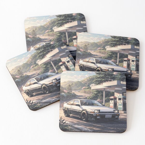 Item preview, AE86 Trueno JDM Mountain Road Retro Anime designed and sold by RCStoreUy.