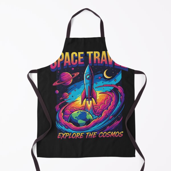 Item preview, Space Travel Explore The Cosmos Retro Rocket Ship - Vintage Sci-Fi Galaxy Neon Vaporwave Aesthetic Graphic designed and sold by ZyxDes.