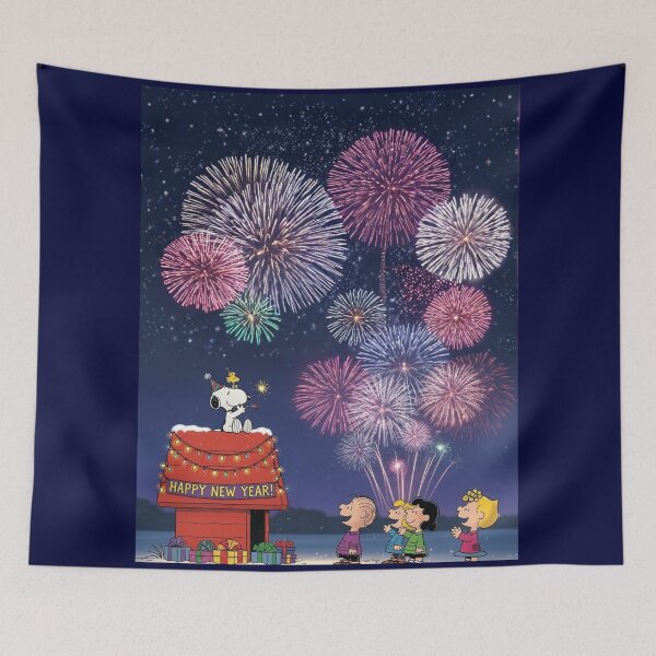 Item preview, Snoopy, Happy New Year 2026 Peanuts Friends Fireworks designed and sold by Innova_Creations.