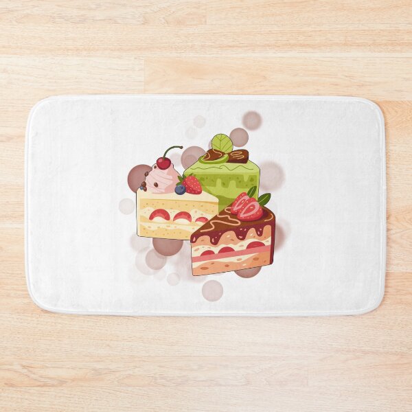 Item preview, Cake Slices Illustration – Cute Dessert Aesthetic Art designed and sold by iamKRUK.