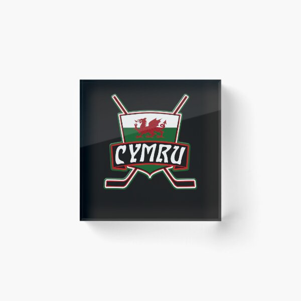 Item preview, Cymru Wales Ice Hockey Flag Logo Hoci I designed and sold by JOHNTHONBUTT56.