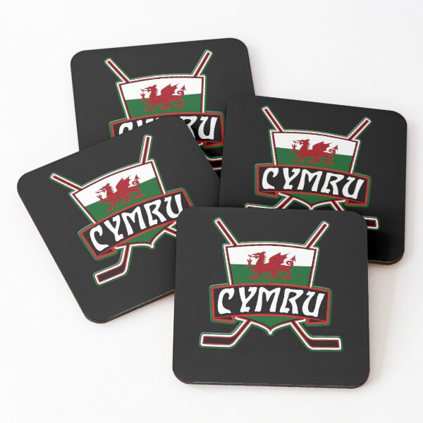 Item preview, Cymru Wales Ice Hockey Flag Logo Hoci I designed and sold by JOHNTHONBUTT56.