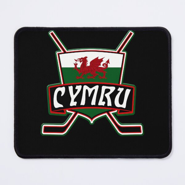 Item preview, Cymru Wales Ice Hockey Flag Logo Hoci I designed and sold by JOHNTHONBUTT56.