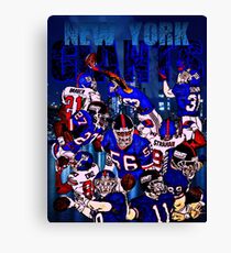 New York Giants Legends Canvas Print