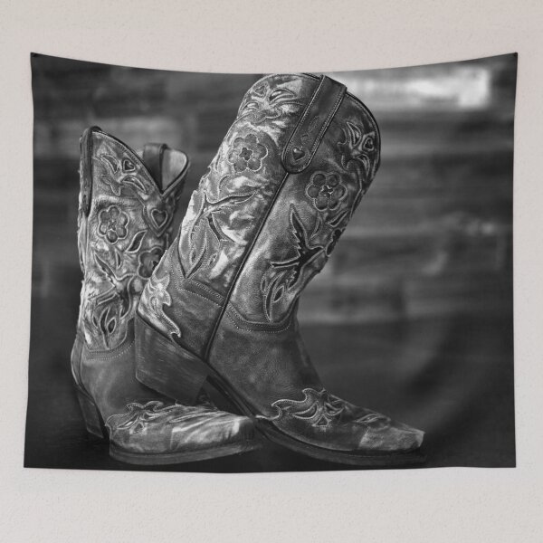 Item preview, Black and White Cowgirl Boots designed and sold by StampCity.