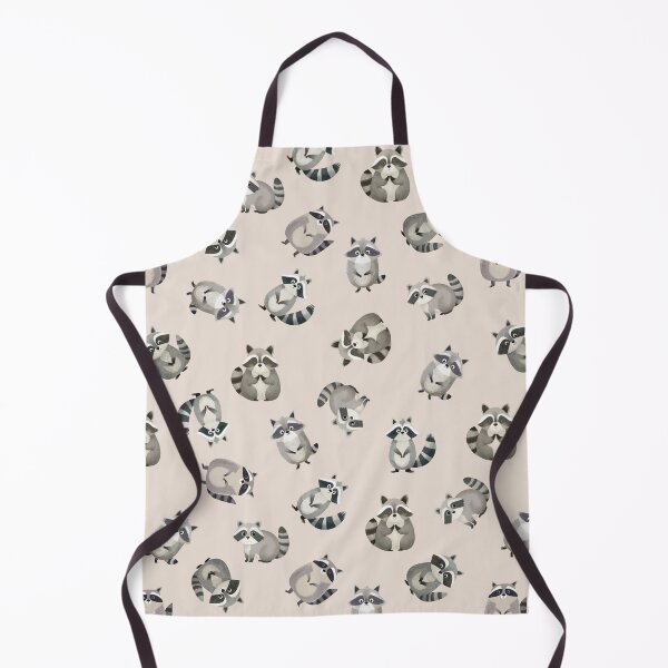 Item preview, Tossed Watercolor Raccoons on Beige designed and sold by KSimpson838.
