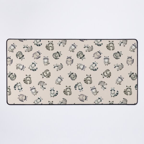 Item preview, Tossed Watercolor Raccoons on Beige designed and sold by KSimpson838.