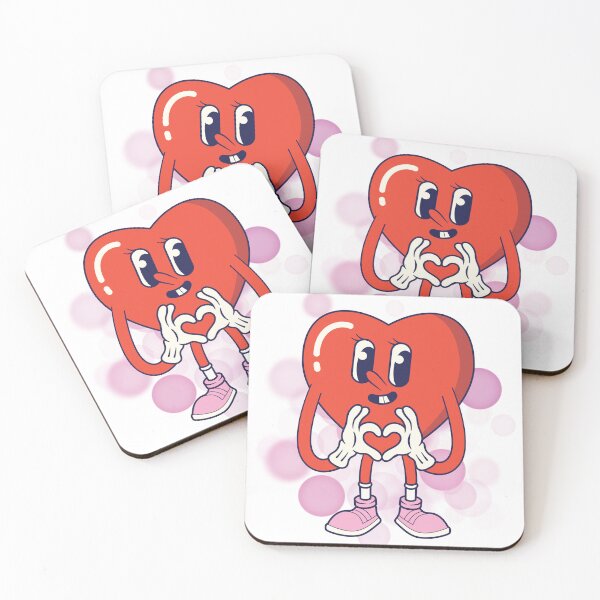 Item preview, Heart Making a Hand-Heart Gesture – Cute Love Symbol designed and sold by iamKRUK.