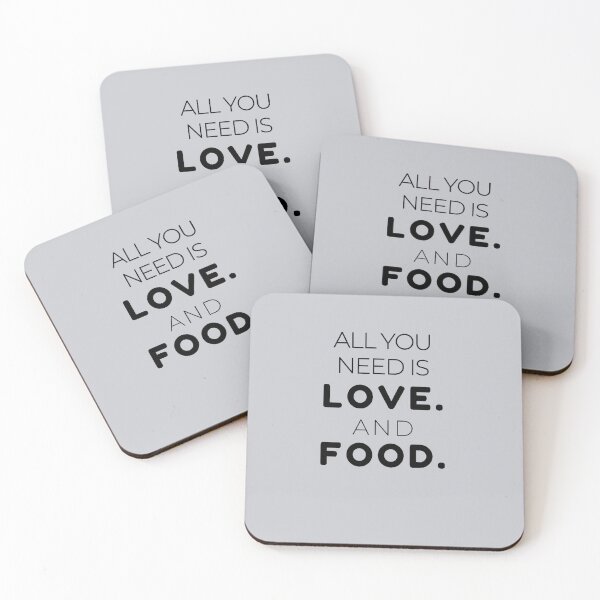 Item preview, All you need is and love and food designed and sold by TonsPOD.