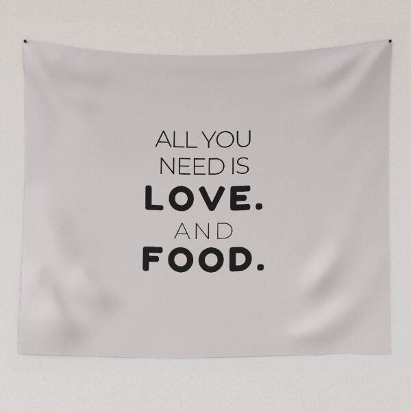 Item preview, All you need is and love and food designed and sold by TonsPOD.