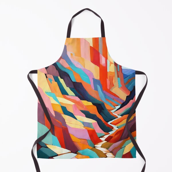 Item preview, Colorful Southwestern Canyon Cliffs Abstract Landscape designed and sold by Tammy Winand Arts.