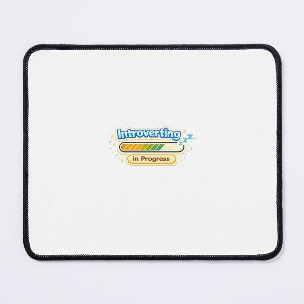 Item preview, Introverting in Progress – Funny Introvert Humor Sticker designed and sold by EliteCaptionist.