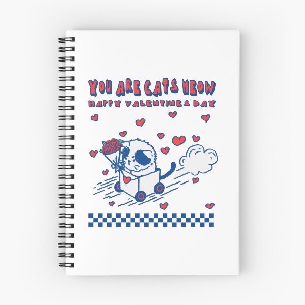 Item preview, Happy valentine cat funny doodle hand drawn  designed and sold by JiraVibes.