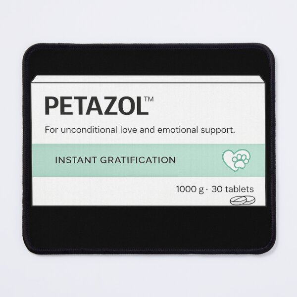 Item preview, Petazol™ – Funny Pet Lover Parody | Emotional Support Fake Medicine Design designed and sold by pharmafeels.