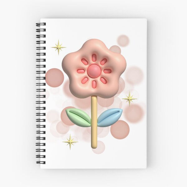 Item preview, 3D Smiling Flower Illustration – Cute Aesthetic Bloom designed and sold by iamKRUK.