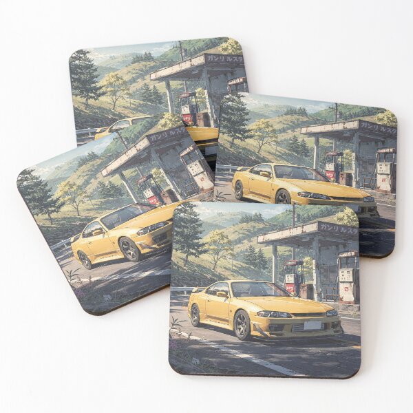 Item preview, Silvia S15 JDM Mountain Road Retro Anime designed and sold by RCStoreUy.