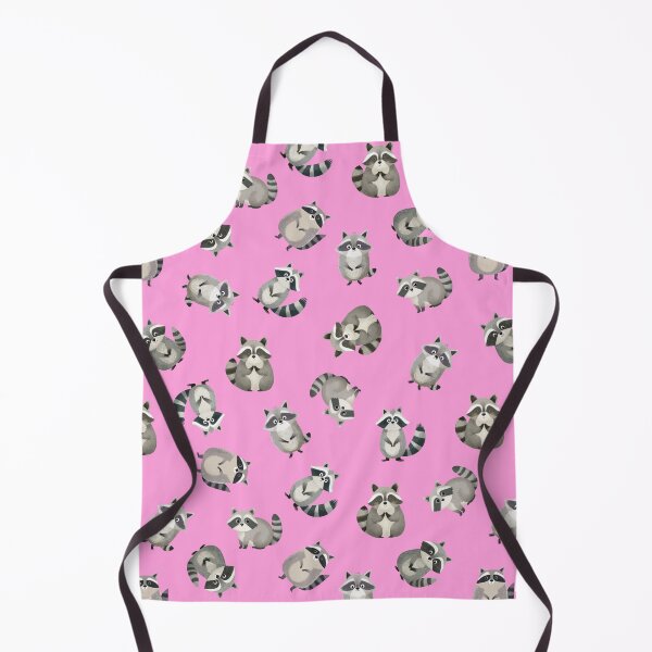 Item preview, Tossed Watercolor Raccoons on Pink  designed and sold by KSimpson838.