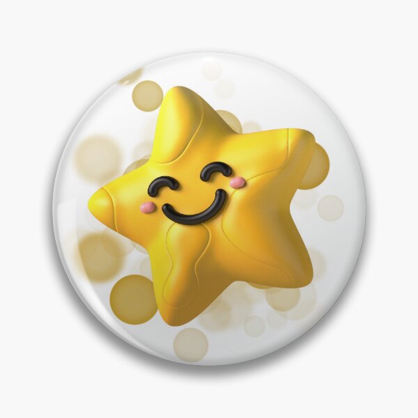 Item preview, 3D Smiling Star Illustration – Cute Kawaii Aesthetic Symbol designed and sold by iamKRUK.