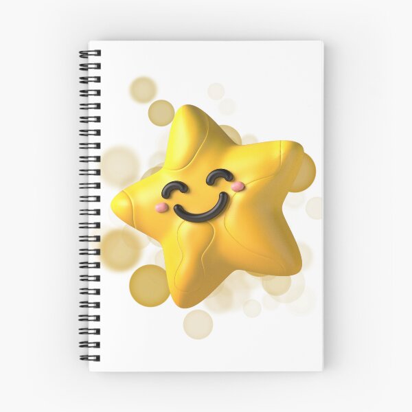 Item preview, 3D Smiling Star Illustration – Cute Kawaii Aesthetic Symbol designed and sold by iamKRUK.