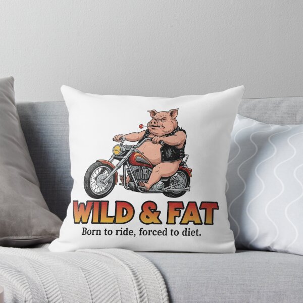 Item preview, Wild and Fat Pig Rider – Funny Biker 90s Vintage Bootleg Graphic designed and sold by FakeJoo.