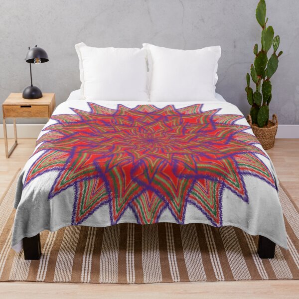 Item preview, Radiant Tribal Mandala Burst designed and sold by OIL Pattern Design .