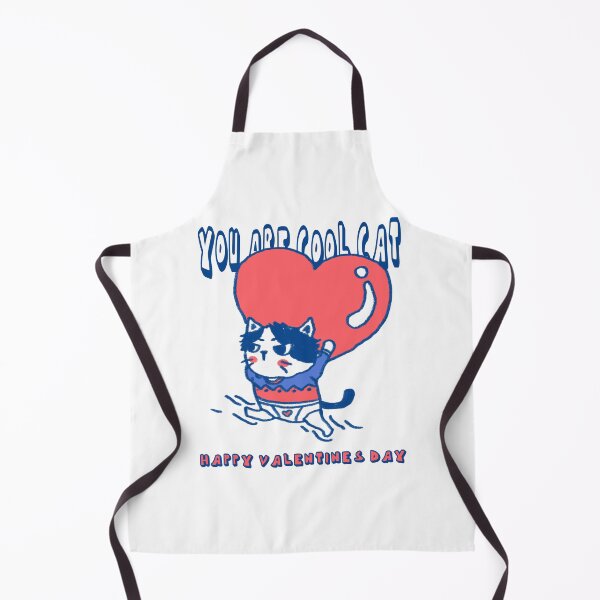 Item preview, Happy valentine cat funny doodle hand drawn  designed and sold by JiraVibes.