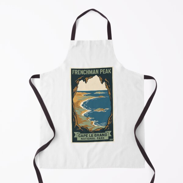 Item preview, Frenchman Peak Cave View - WPA Style National Park Poster designed and sold by Digital Dreams Arts.