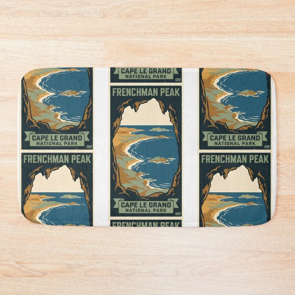 Item preview, Frenchman Peak Cave View - WPA Style National Park Poster designed and sold by Digital Dreams Arts.