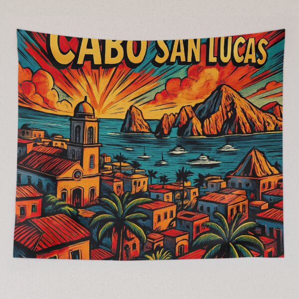 Item preview, Cabo San Lucas, city  | Comics stylCartoone -  designed and sold by ComicsFactory.