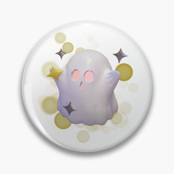 Item preview, 3D Ghost Illustration – Cute Aesthetic Spirit Art designed and sold by iamKRUK.