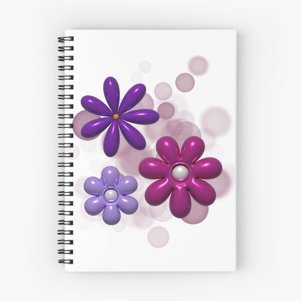 Item preview, 3D Flowers Illustration – Cute Aesthetic Blooming Art designed and sold by iamKRUK.
