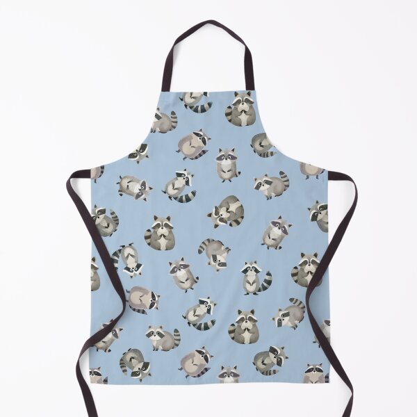 Item preview, Tossed Watercolor Raccoons on Light Blue  designed and sold by KSimpson838.