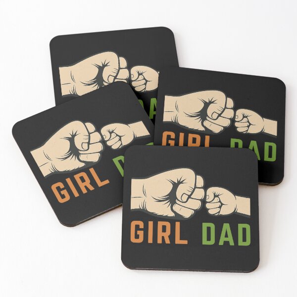 Item preview, Girl Dad Fist Bump Father Daughter Bond Quote Gift designed and sold by flagylART.