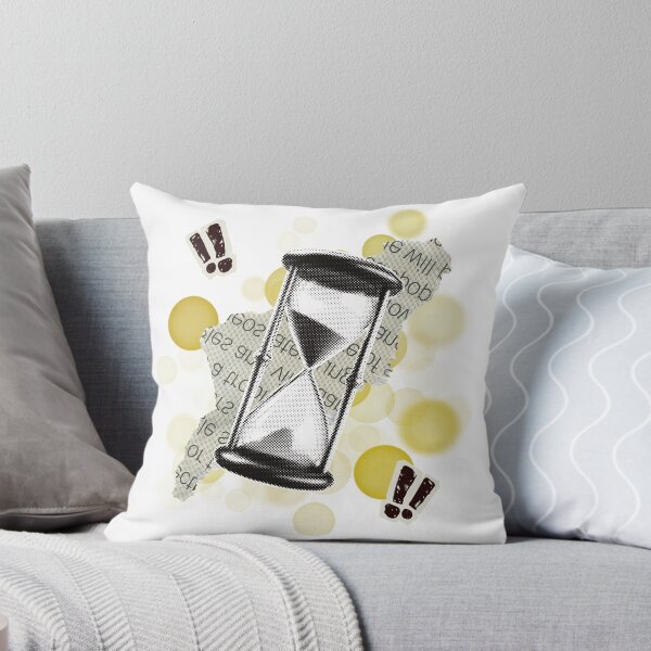 Item preview, Retro Hourglass and Vintage Newspaper Piece – Old Time Illustration designed and sold by iamKRUK.