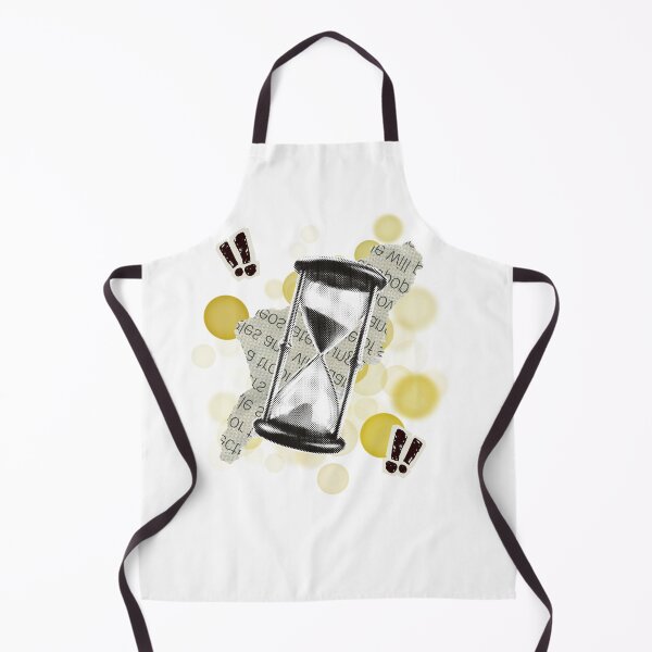 Item preview, Retro Hourglass and Vintage Newspaper Piece – Old Time Illustration designed and sold by iamKRUK.