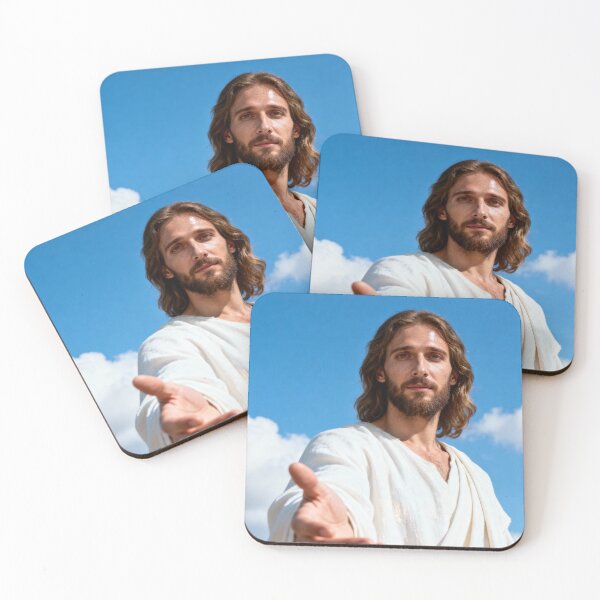 Item preview, Jesus Christ Reaching Out | Invitation of Faith Cinematic Christian Artwork designed and sold by Eternal Kingdom Store.