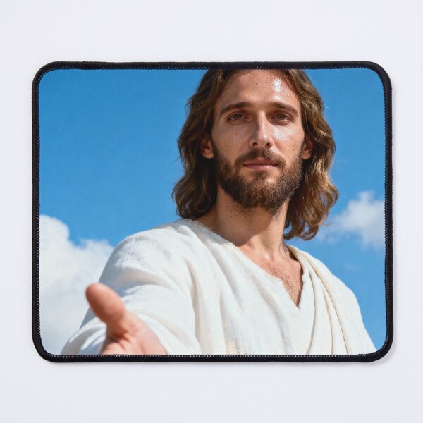 Item preview, Jesus Christ Reaching Out | Invitation of Faith Cinematic Christian Artwork designed and sold by Eternal Kingdom Store.