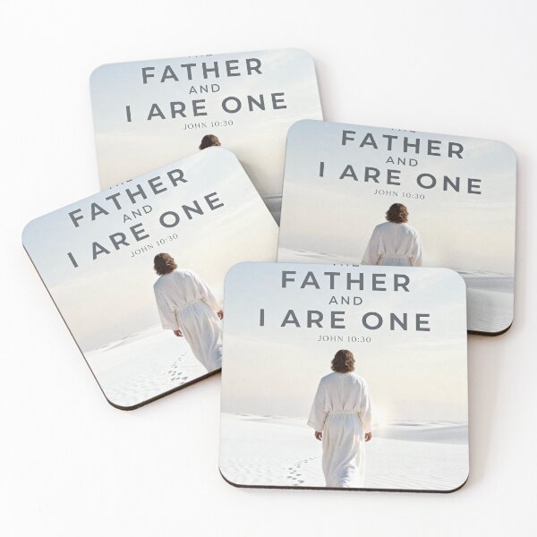Item preview, The Father and I Are One | John 10:30 Cinematic Christian Faith Artwork designed and sold by Eternal Kingdom Store.