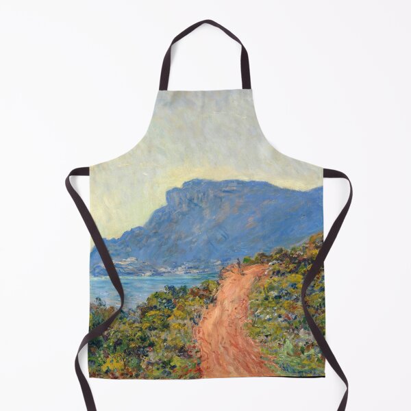 Item preview, La Corniche Near Monaco by Claude Monet: Impressionist Coastal Landscape Poster designed and sold by artofuniverse.
