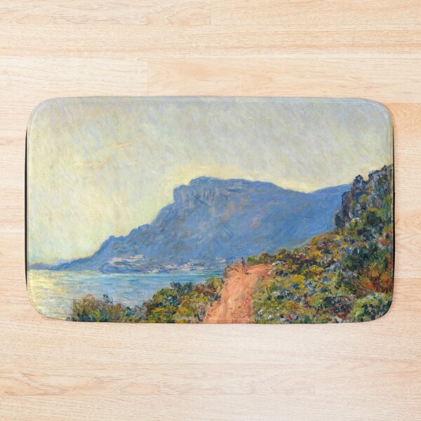 Item preview, La Corniche Near Monaco by Claude Monet: Impressionist Coastal Landscape Poster designed and sold by artofuniverse.