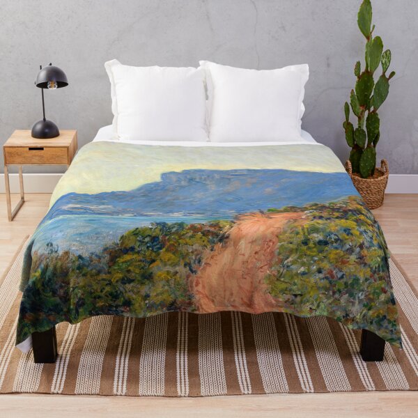 Item preview, La Corniche Near Monaco by Claude Monet: Impressionist Coastal Landscape Poster designed and sold by artofuniverse.