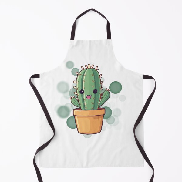 Item preview, Smiling Potted Cactus – Cute Happy Plant Illustration designed and sold by iamKRUK.