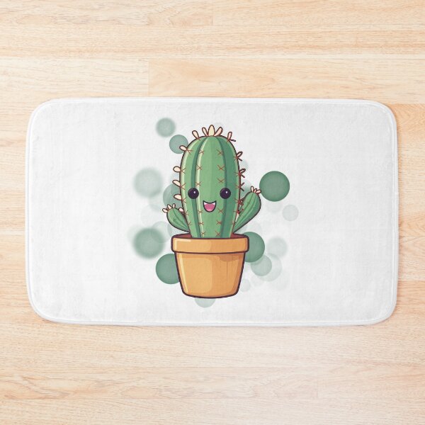 Item preview, Smiling Potted Cactus – Cute Happy Plant Illustration designed and sold by iamKRUK.